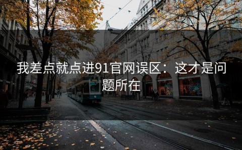 我差点就点进91官网误区：这才是问题所在
